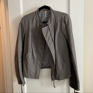 Free People Soft Leather Jacket